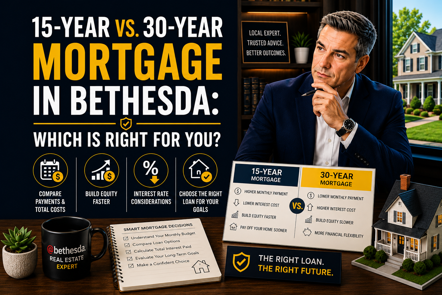 15-Year vs. 30-Year Mortgage in Bethesda: Which Is Right for You?