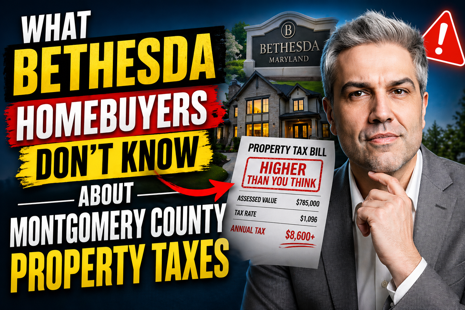 What Bethesda Homebuyers Don’t Know About Montgomery County Property Taxes