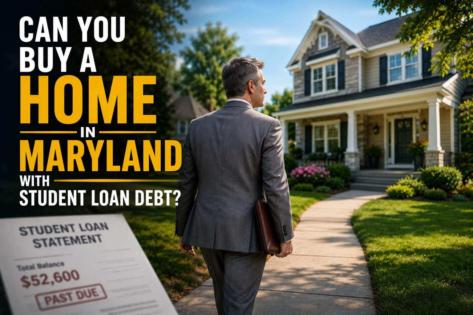 Can You Buy a Home in Maryland with Student Loan Debt?