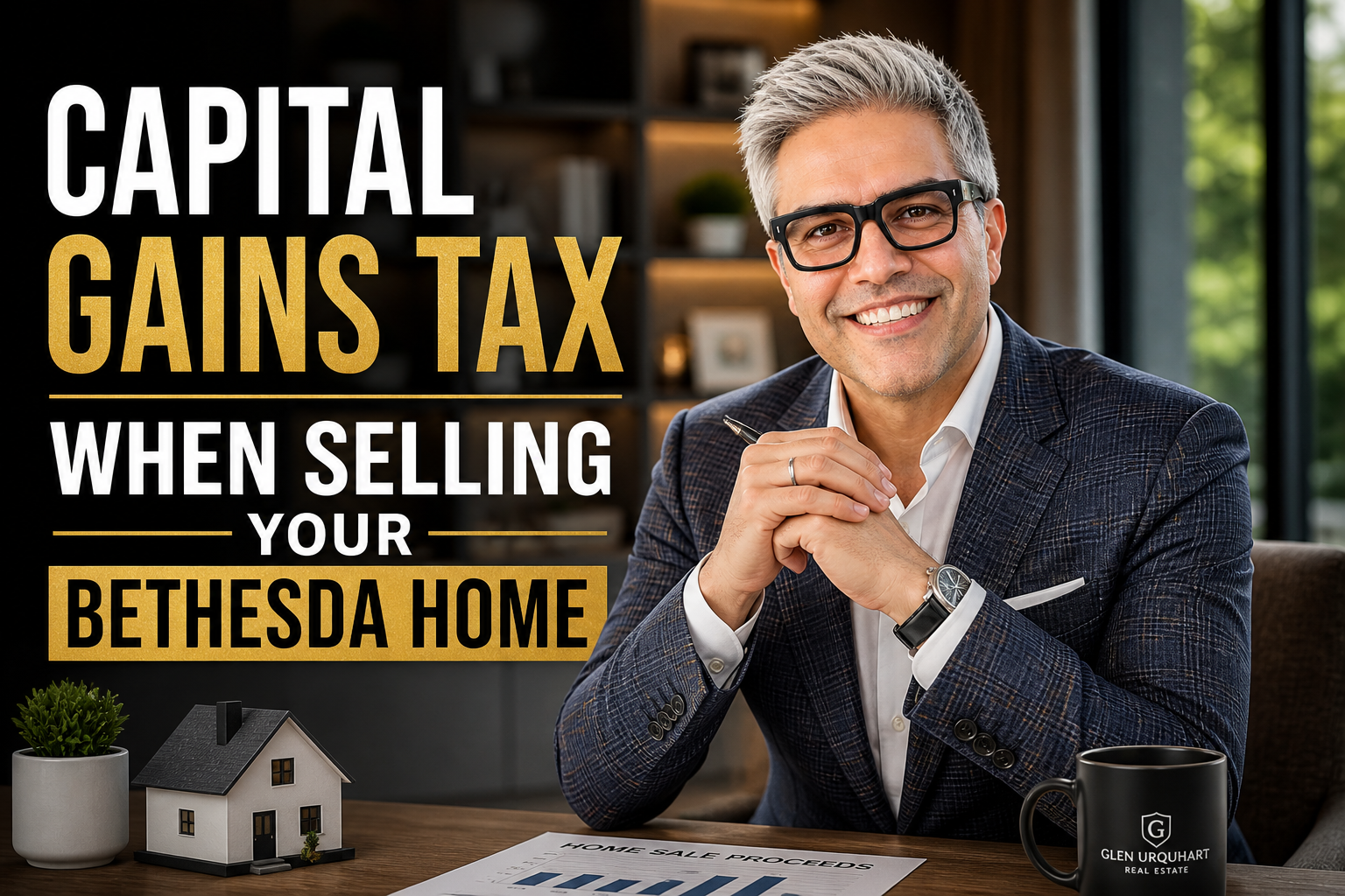 Capital Gains Tax When Selling Your Bethesda Home: What You Actually Owe