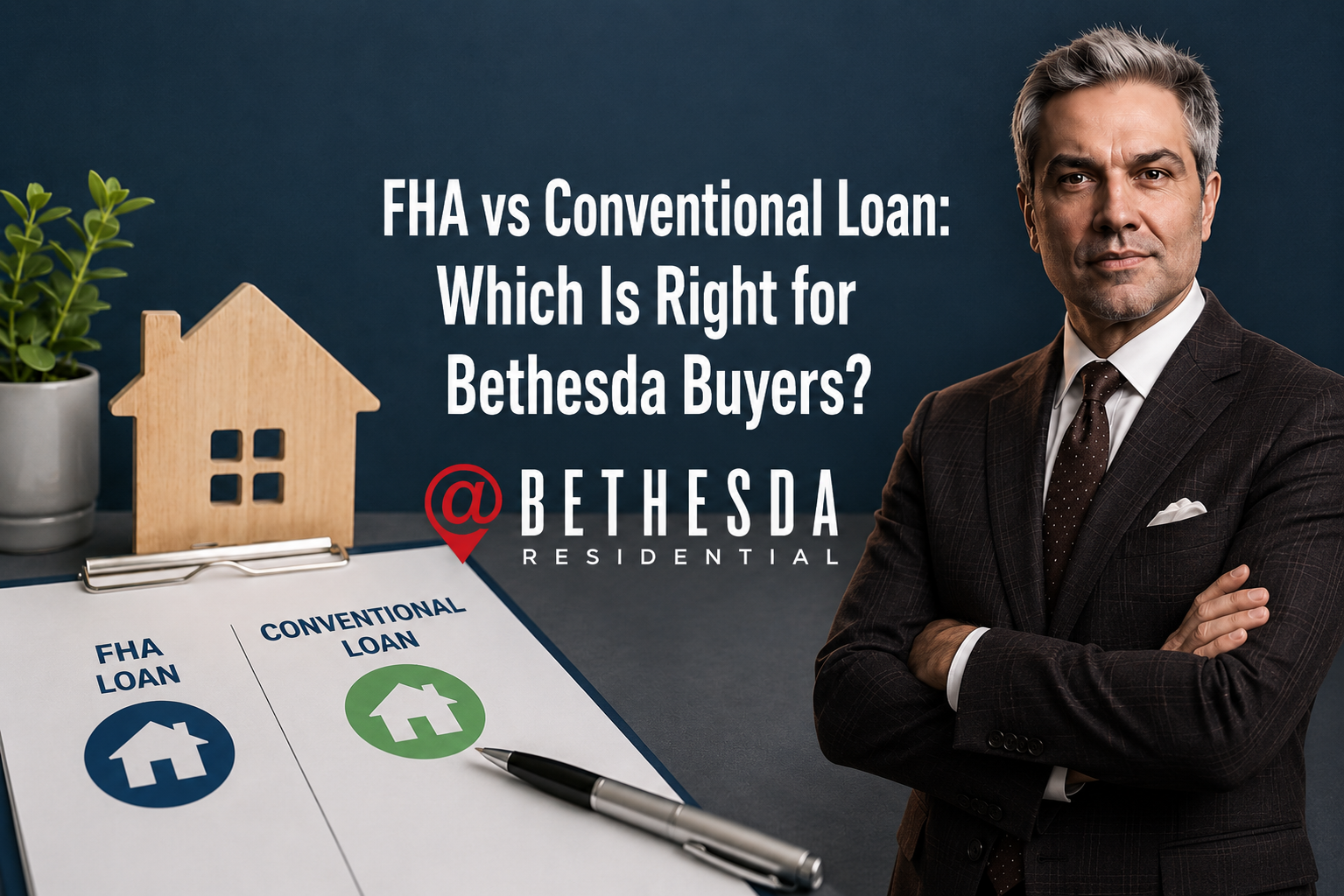 FHA vs Conventional Loan: Which Is Right for Bethesda Buyers?