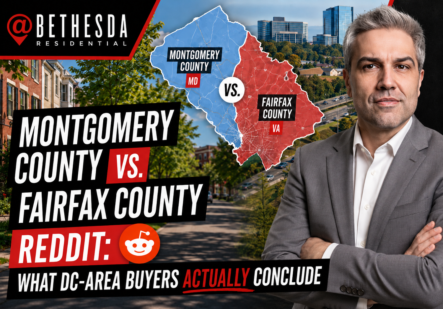 Montgomery County vs. Fairfax County Reddit: What DC-Area Buyers Actually Conclude