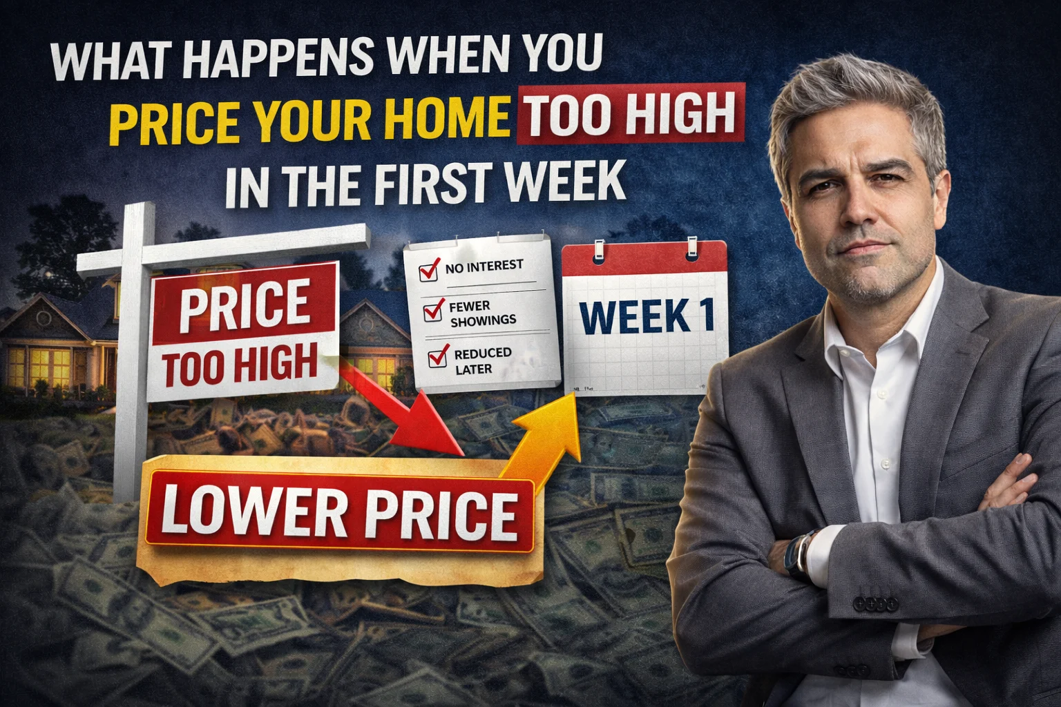 What Happens When You Price Your Home Too High in the First Week
