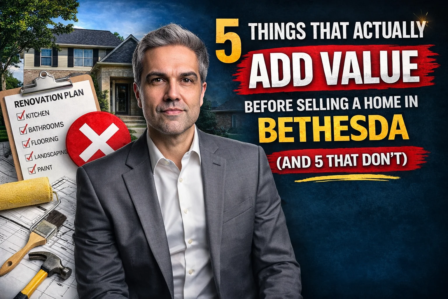 5 Things That Actually Add Value Before Selling a Home in Bethesda (And 5 That Don’t)