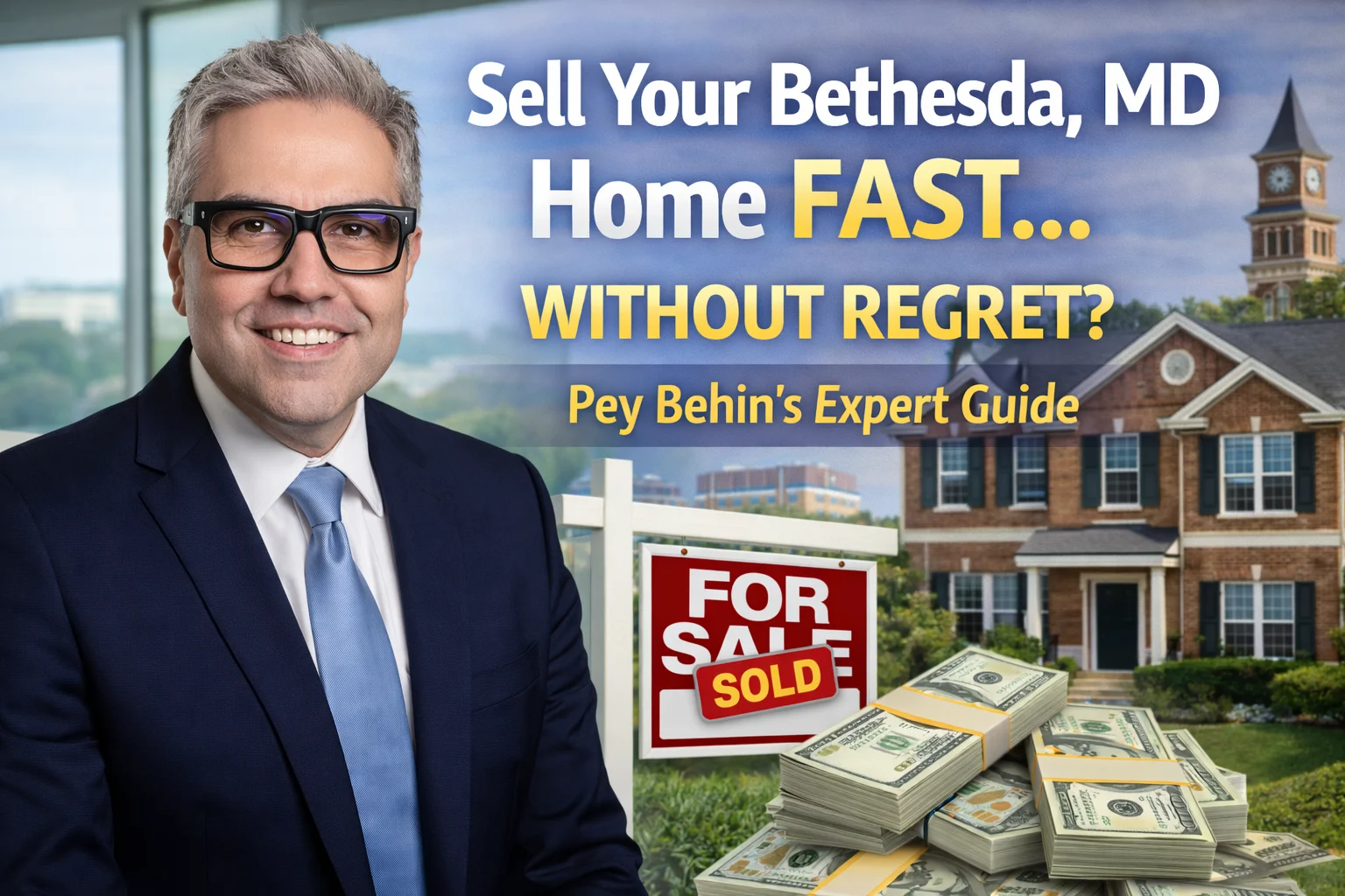 How can I sell my home fast in Bethesda, MD without regretting the price? Pey Behin’s speed-without-regret playbook
