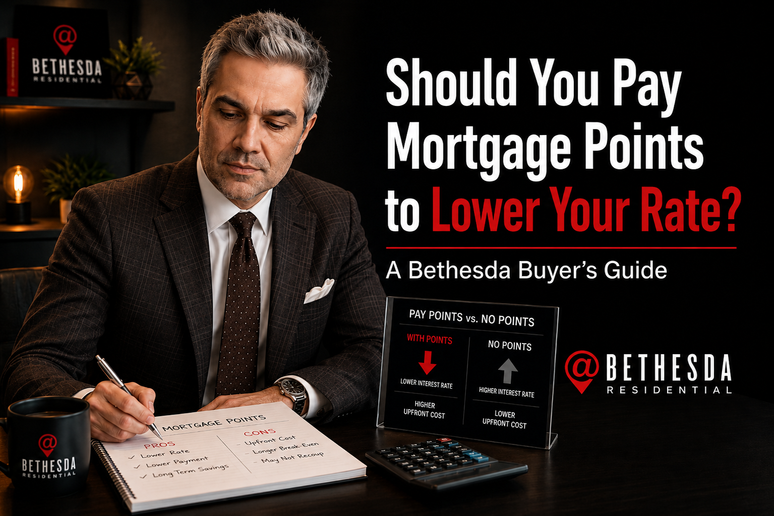 Should You Pay Mortgage Points to Lower Your Rate? A Bethesda Buyer's Guide
