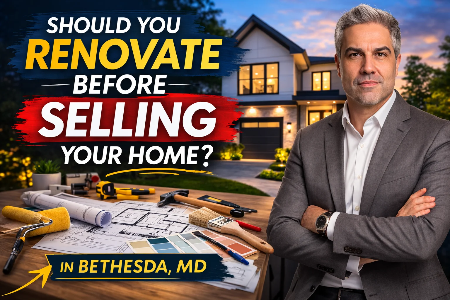 Should You Renovate Before Selling Your Bethesda Home?