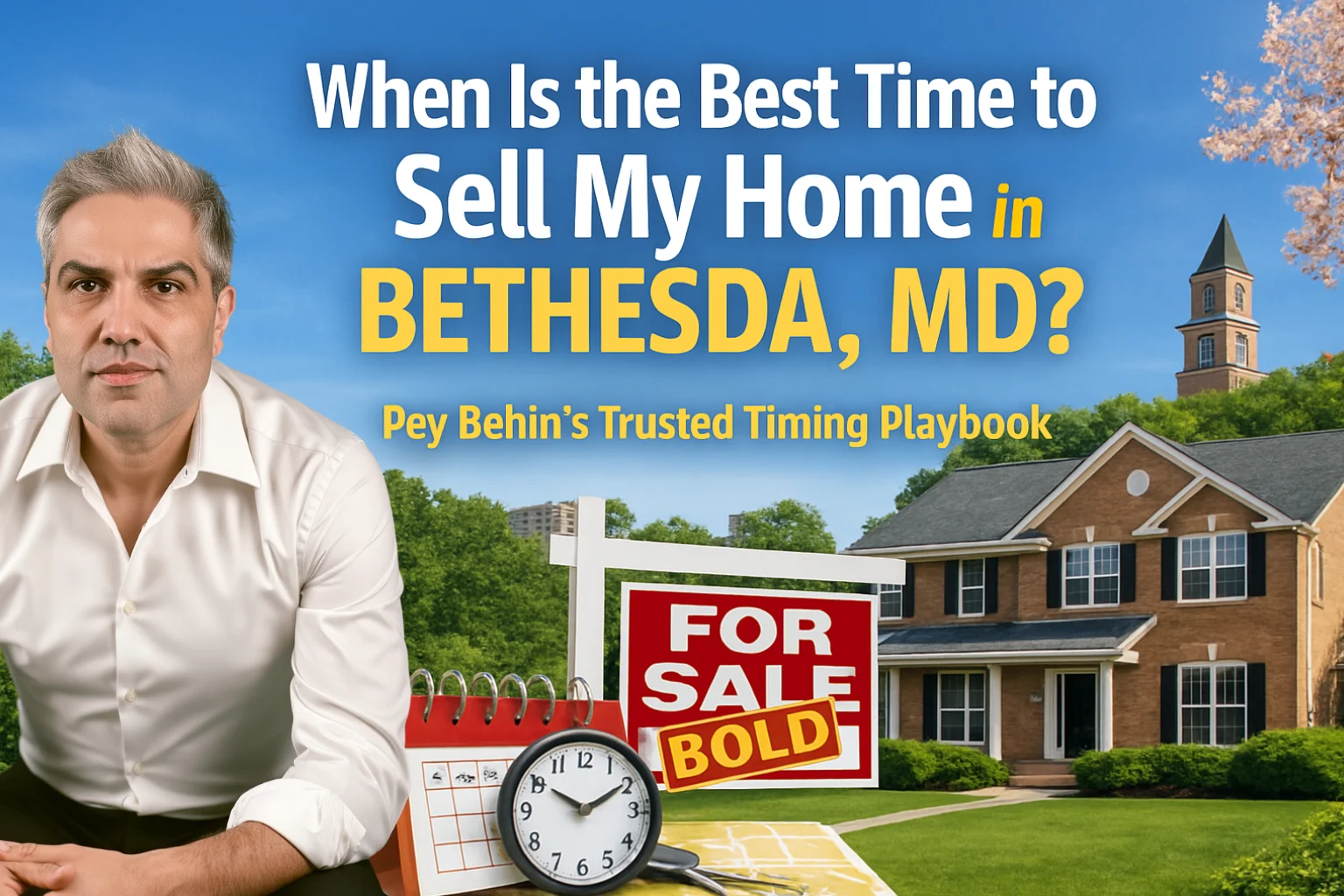 When is the best time to sell my home in Bethesda, MD? Pey Behin’s trusted timing playbook