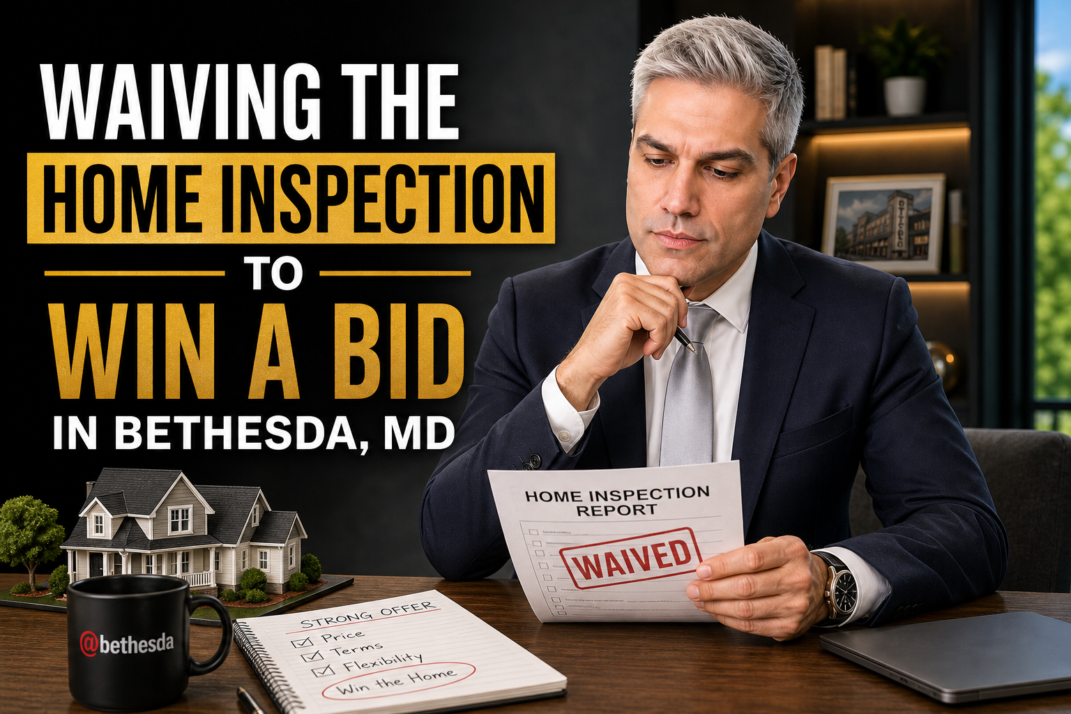 Should You Waive the Home Inspection to Win a Bid in Bethesda, MD?