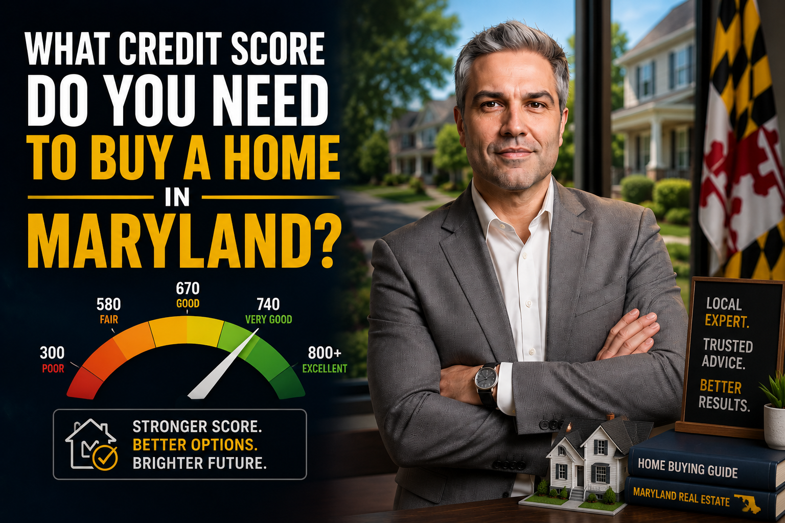 What Credit Score Do You Need to Buy a Home in Maryland?