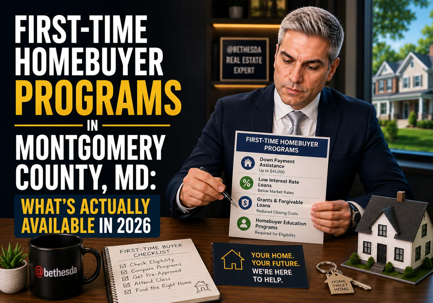 First-Time Homebuyer Programs in Montgomery County, MD: What's Actually Available in 2026
